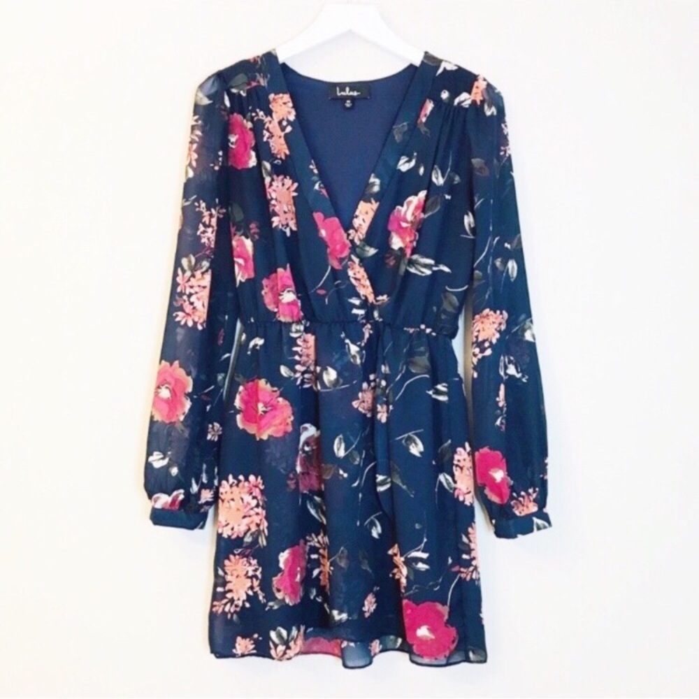 Lulu’s Dress with Sheer Sleeves